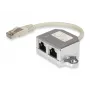 2-porttinen Cat.5e RJ45-jakaja Equip 127608