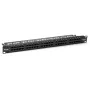 Equip 50-porttinen Cat.3 RJ45 ISDN-patch-paneeli, musta