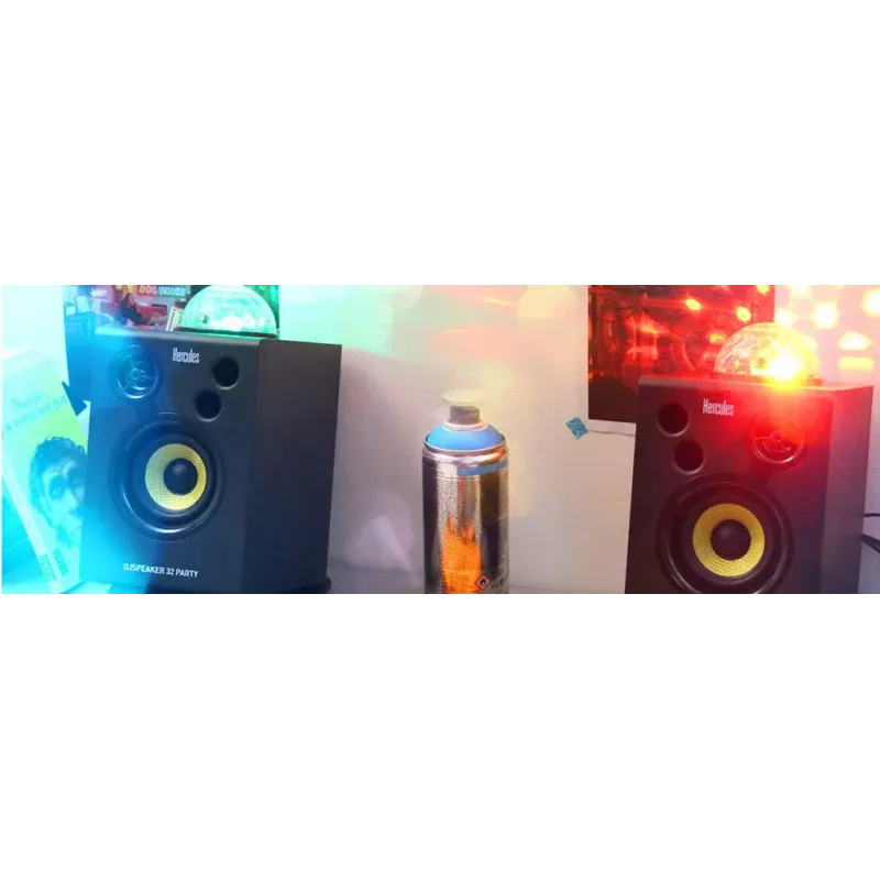 Hercules DJ Speaker 32 Party musta johdollinen 30 W