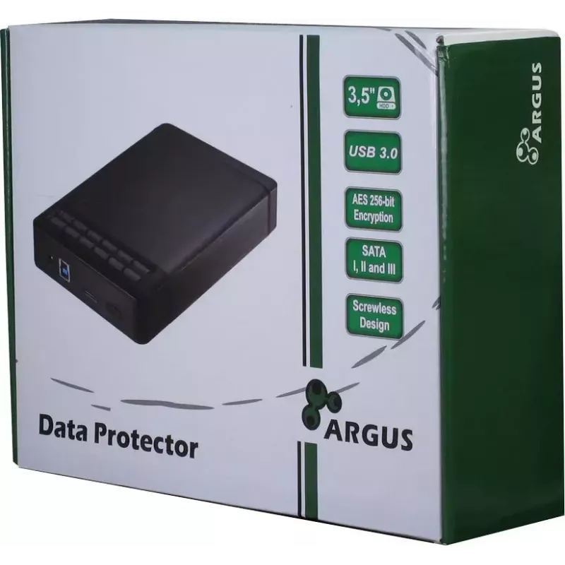 HDD-kotelo Inter-Tech Argus GD-35LK01 musta 3,5