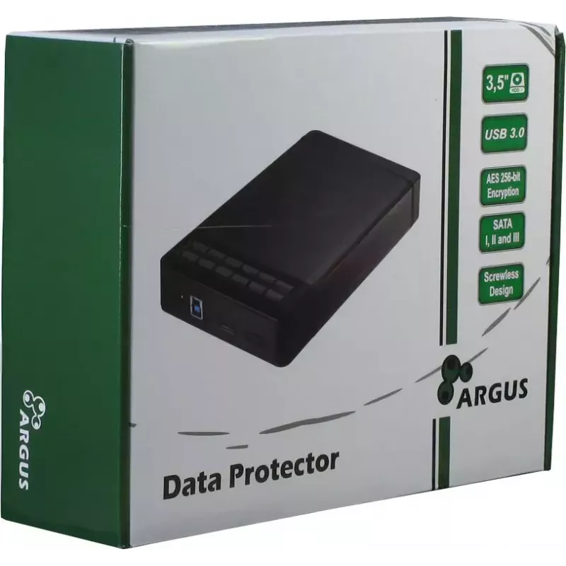 HDD-kotelo Inter-Tech Argus GD-35LK01 musta 3,5