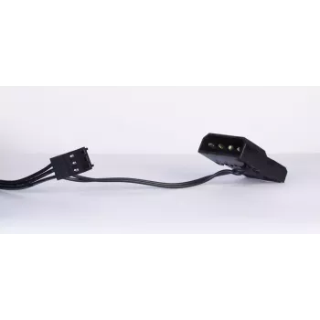 Tuuletin Inter-Tech L-12025 tietokonekotelon tuuletin 12 cm musta vihreä
