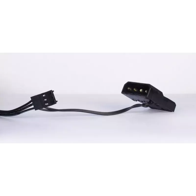 Tuuletin Inter-Tech L-12025 tietokonekotelon tuuletin 12 cm musta vihreä