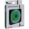 Tuuletin Inter-Tech L-12025 tietokonekotelon tuuletin 12 cm musta vihreä