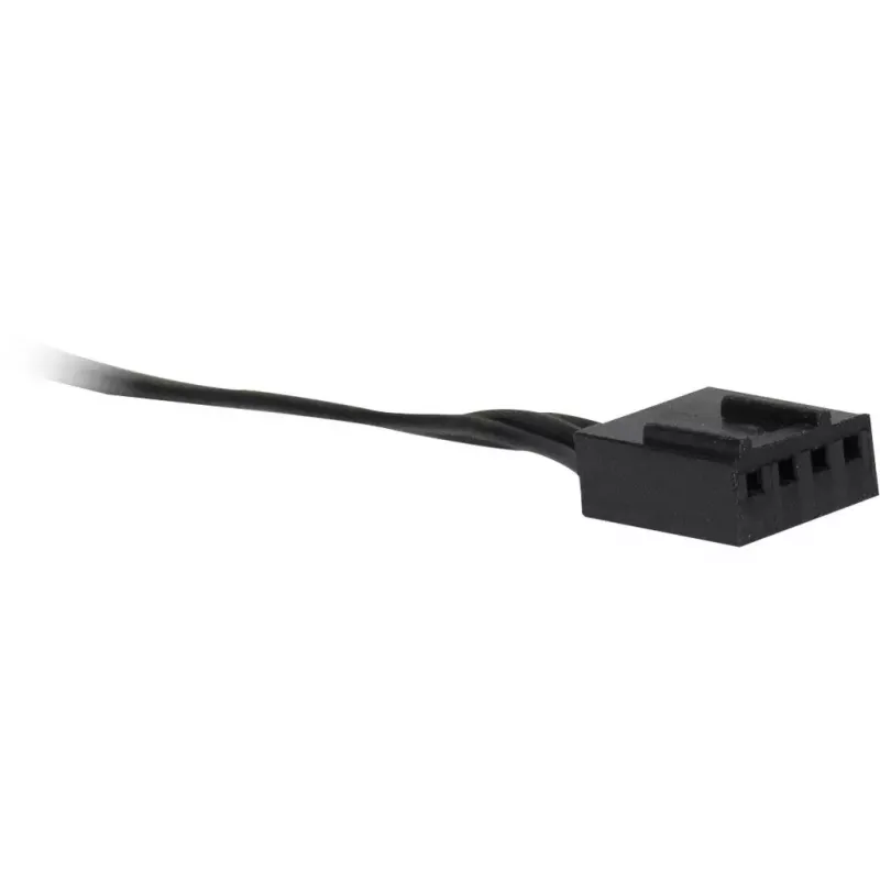 Tuuletin Inter-Tech RS-041 RGB 12 cm musta