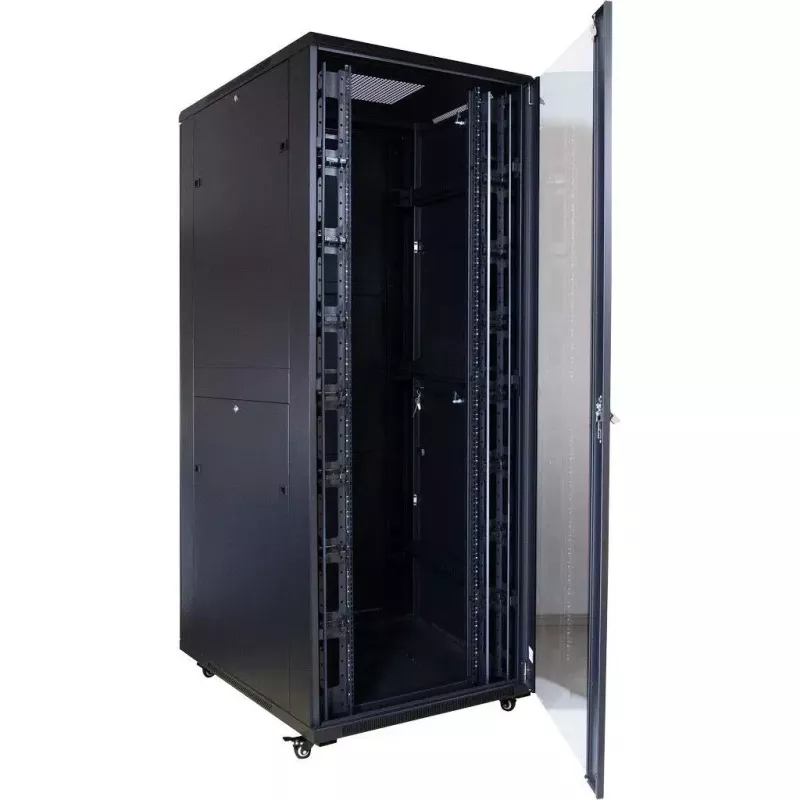 Vapaasti seisova rack Inter-Tech 88887257 42U musta