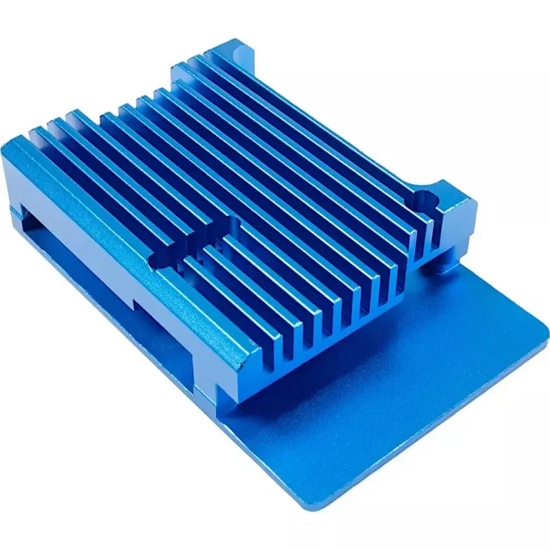 Kotelo Inter-Tech 88887360 Raspberry Pi:lle 86x56x23 mm sininen