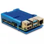 Kotelo Inter-Tech 88887360 Raspberry Pi:lle 86x56x23 mm sininen