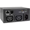 Inter-Tech SD-1021 PDU 2 AC-pistorasiaa musta kytketty
