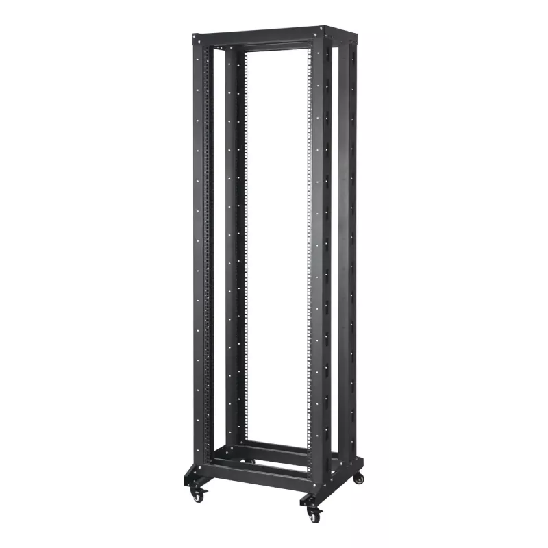 Vapaasti seisova rack Inter-Tech SRB-6642 42U musta 400 kg kantavuus