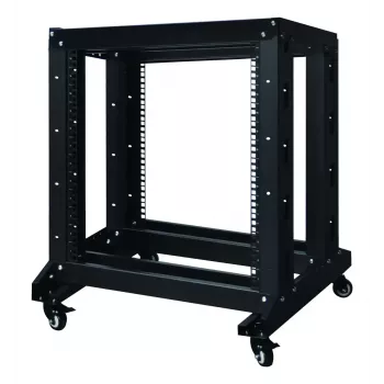 Vapaasti seisova rack Inter-Tech SRB-6612 12U musta 400 kg kantavuus