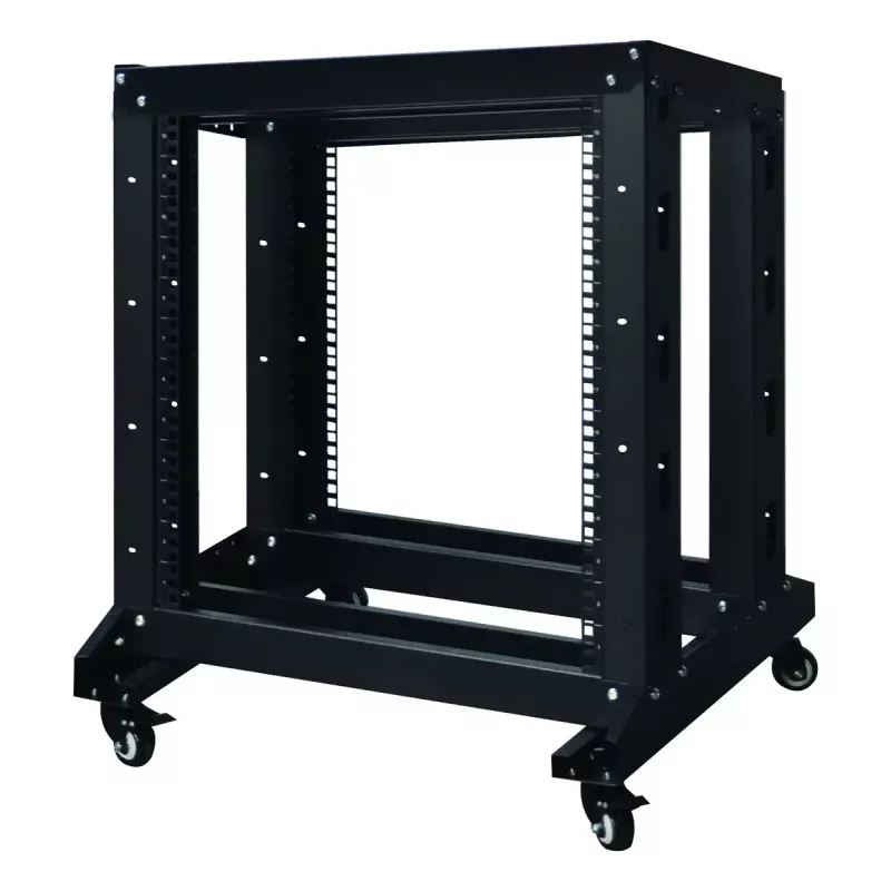 Vapaasti seisova rack Inter-Tech SRB-6612 12U musta 400 kg kantavuus