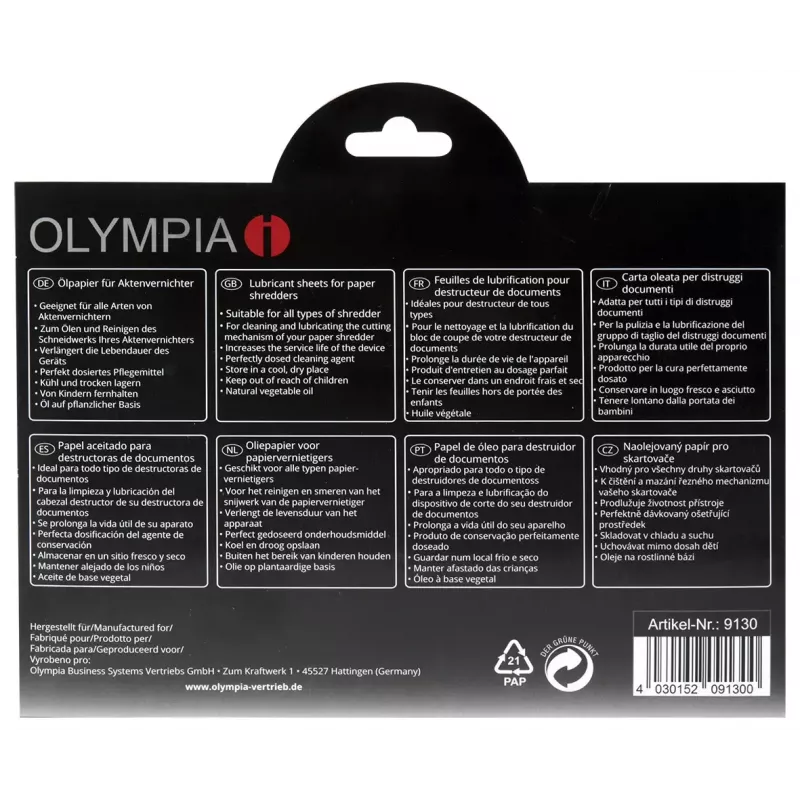 Voiteluöljy Olympia 9130