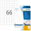 Itseliimautuvat tarrat HERMA Removable A4 25,4x25,4 mm 1650 kpl