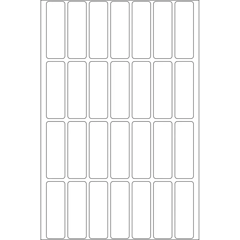 Yleisliimatarra HERMA 13x40 mm valkoinen Movables/irrotettava paperi matta 896 kpl