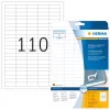 Itseliimautuvat tulostustarrat HERMA irrotettavat tarrat A4 38,1x12,7 mm