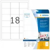 Irrotettavat tarrat HERMA A4 63,5x46,6 mm valkoinen Movables 450 kpl