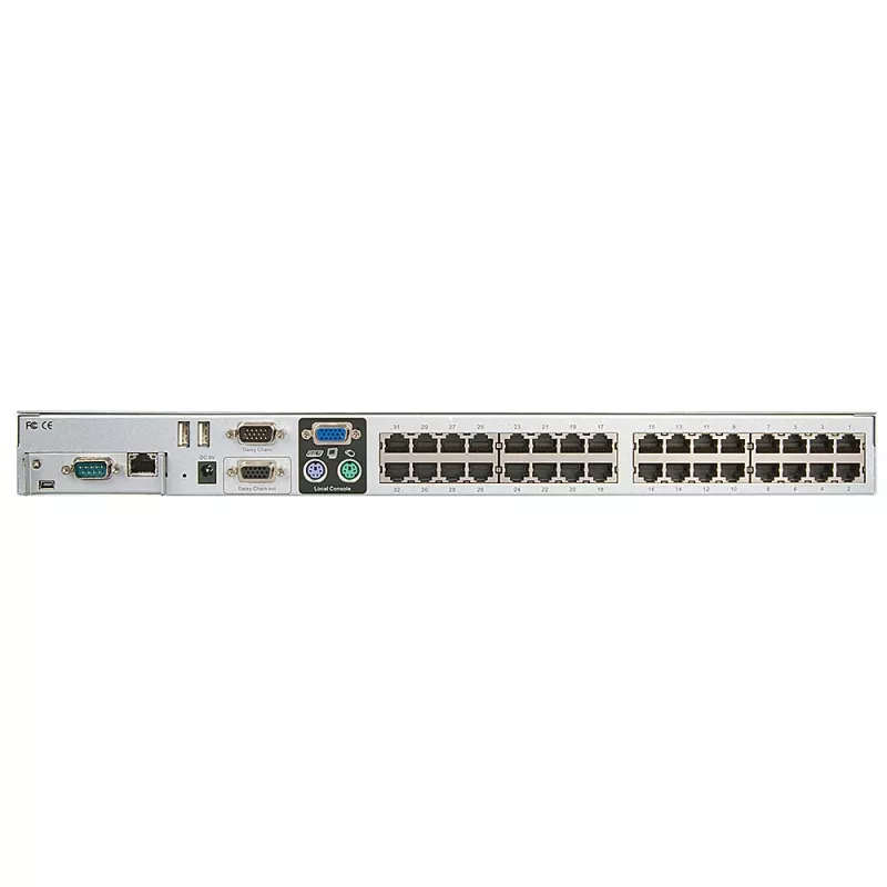 Lindy KVM-kytkin Cat-32 Combo, 32 porttia, 1920 x 1200 pikseliä, hopea