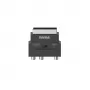 Hama 00205268 videokaapeliadapteri S-VHS 3 x RCA + SCART (21-napainen) musta