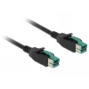 Virtakaapeli DeLOCK 85495 musta 4 m PoweredUSB