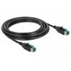 Virtakaapeli DeLOCK 85495 musta 4 m PoweredUSB