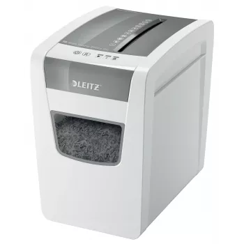 Leitz IQ ohut kotitoimiston silppuri P4, ristileikkaus, 22 cm, 4 x 28 mm, 23 L, 225 arkkia, 58 dB
