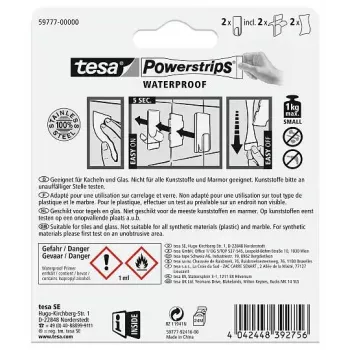 Pyynelakka TESA 59777-00000 metallinen sisäkäyttöön 2 kpl