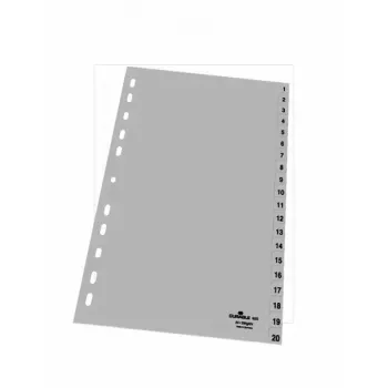 Numeerinen välilehtirekisteri Durable 6522-10