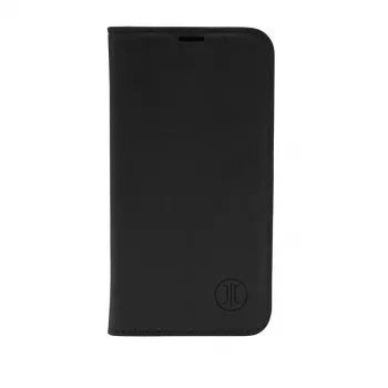 Folio-kotelo JT BERLIN BookCase Tegel musta iPhone 15 Pro 15.5 cm