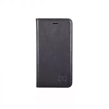 Folio-kotelo JT BERLIN BookCase Tegel musta iPhone 15 15,5 cm
