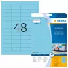 Itseliimautuvat tulostintarrat HERMA Coloured Labels A4 45,7x21,2 mm, sininen