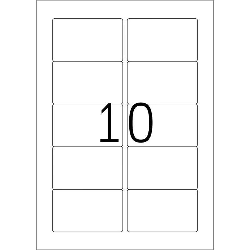 Itseliimautuva tulostintarra HERMA Labels Premium A4 83,8x50,8 mm