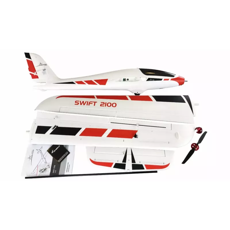 Lentokone Amewi Swift 2100, sähkömoottori, 1,35 kg, 14 vuodesta alkaen
