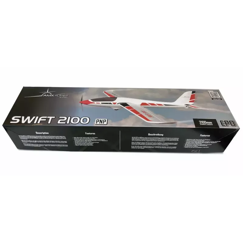 Lentokone Amewi Swift 2100, sähkömoottori, 1,35 kg, 14 vuodesta alkaen