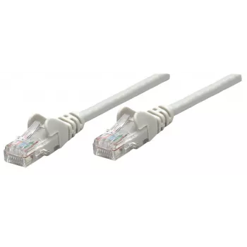 Intellinet verkkokaapeli, Cat6A, 20 m, harmaa, kupari, S/FTP, LSOH/LSZH, PVC, RJ45, kullatut kontaktit, lukituskielen suojus, valettu, elinikäinen takuu