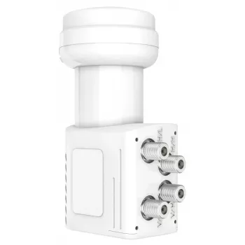 Hama 00205376 Low Noise Block Downconverter (LNB) 10,7 – 12,75 GHz valkoinen