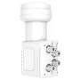 Hama 00205376 Low Noise Block Downconverter (LNB) 10,7 – 12,75 GHz valkoinen