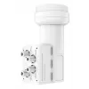 Hama 00205376 Low Noise Block Downconverter (LNB) 10,7 – 12,75 GHz valkoinen