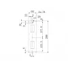 Asennusvarsi Multibrackets M VESA Flexarm Thin musta