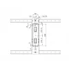 Asennusvarsi Multibrackets M VESA Flexarm Thin musta