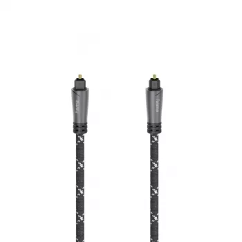 Hama 00205140 audiokaapeli 3 m TOSLINK musta harmaa uros-uros kullattu