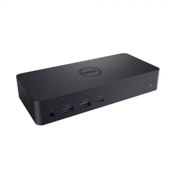 Origin Storage DELL D6000 USB 3.0 (3.1 Gen 1) Type-C musta kannettavan telakka/porttireplikaattori