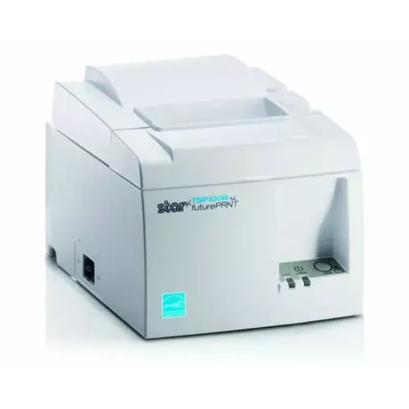 Lämpötulostin Star Micronics TSP143IIIBI2 203 dpi, sisäänrakennetulla leikkurilla, valkoinen