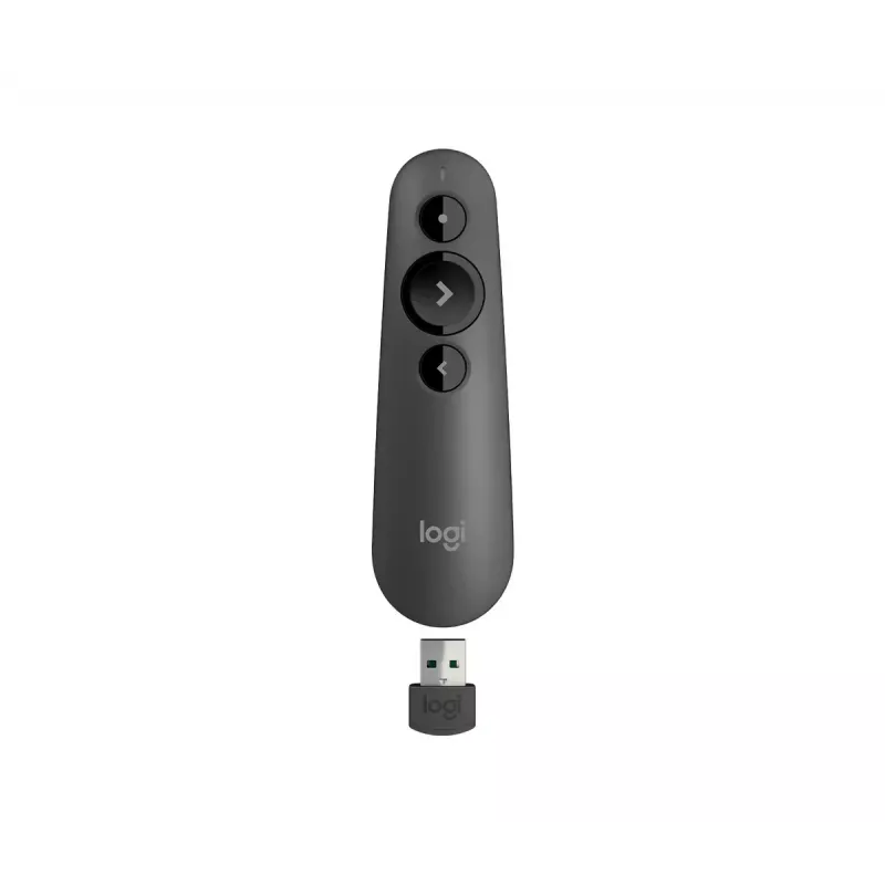 Logitech R500s Bluetooth RF -langaton esitin grafiitti laserosoitin