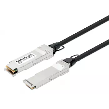 Intellinet 2 m 40G QSFP+ passiivinen Direct Attach -kupari-twinax-kaapeli 30AWG MSA QSFP-H40G-CU2M -yhteensopiva