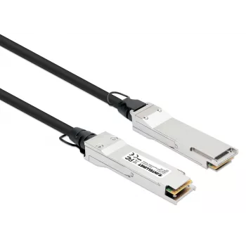 Intellinet 2 m 40G QSFP+ passiivinen Direct Attach -kupari-twinax-kaapeli 30AWG MSA QSFP-H40G-CU2M -yhteensopiva