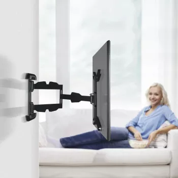 Hama TV-seinäteline, kääntyvä, ulosvedettävä, pitkä varsi, 165 cm (65), enintään 25 kg