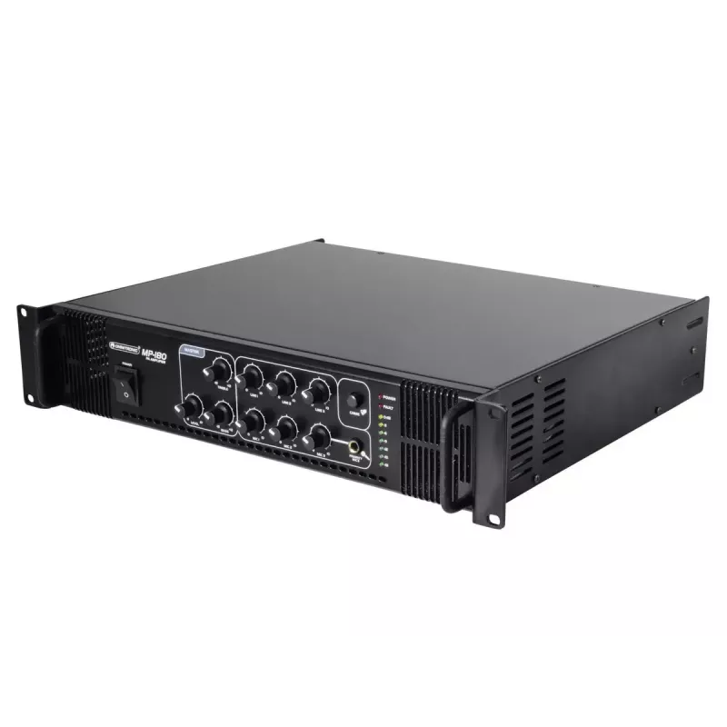 Audiovahvistin Omnitronic 80709630 esitys/näyttämö musta