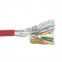 Patch-kaapeli ACT CAT6 S/FTP PVC Stranded punainen 305 m