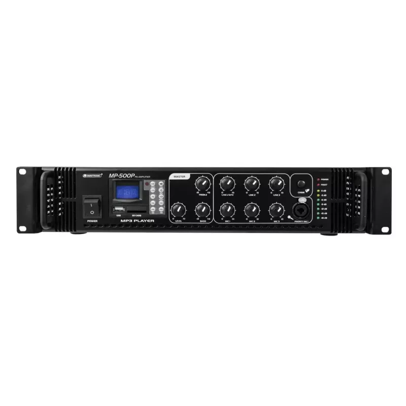 Audiovahvistin Omnitronic 80709650 Performance/näyttämö musta